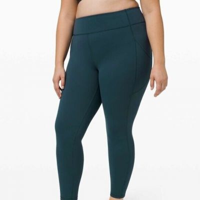 Lululemon Invigorate High-Rise Tight Leggings Woman's Size 2 Submarine Green